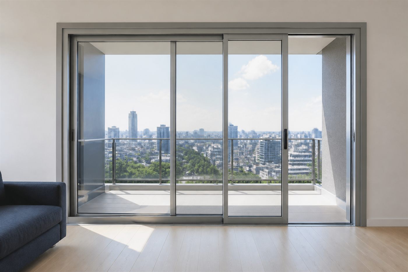 Multi-Slide Stacking Doors